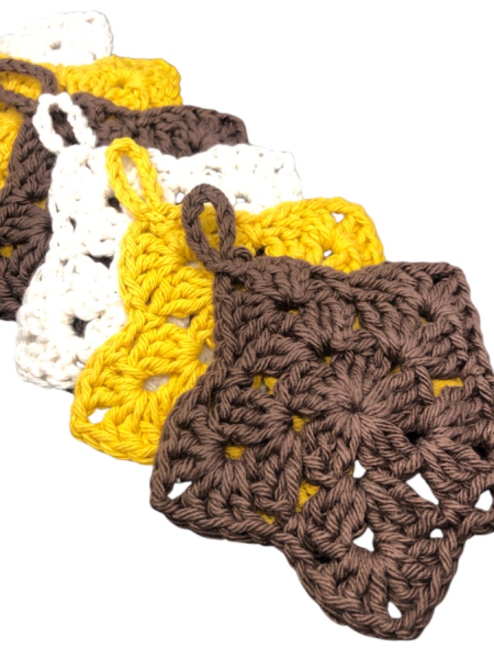 Crochet Star Ornaments | Coffee Tea Coasters | Gift Topper | Gift Tag